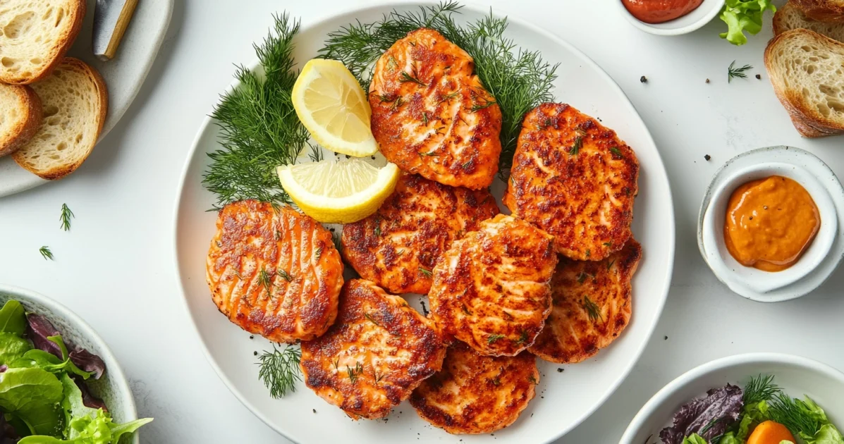 Old Fashioned Salmon Patties Recipe featured