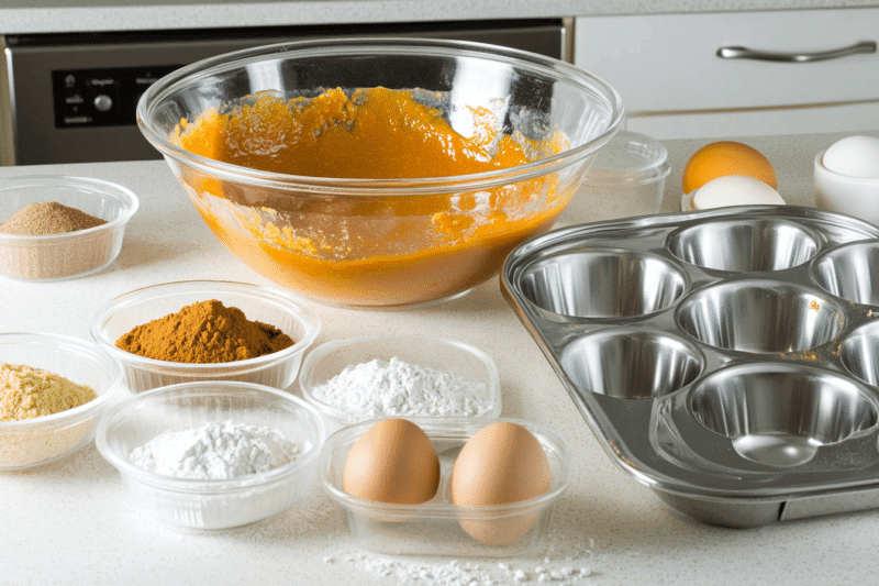 Pumpkin Muffin recipe preparation