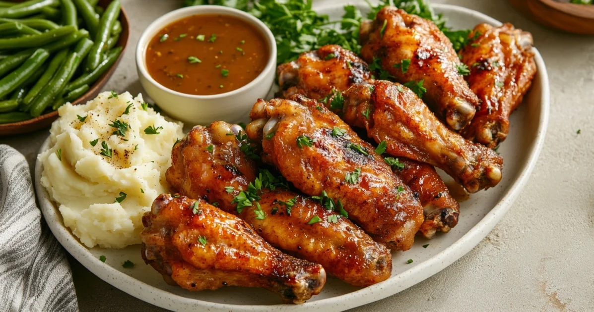 turkey wings recipe featured