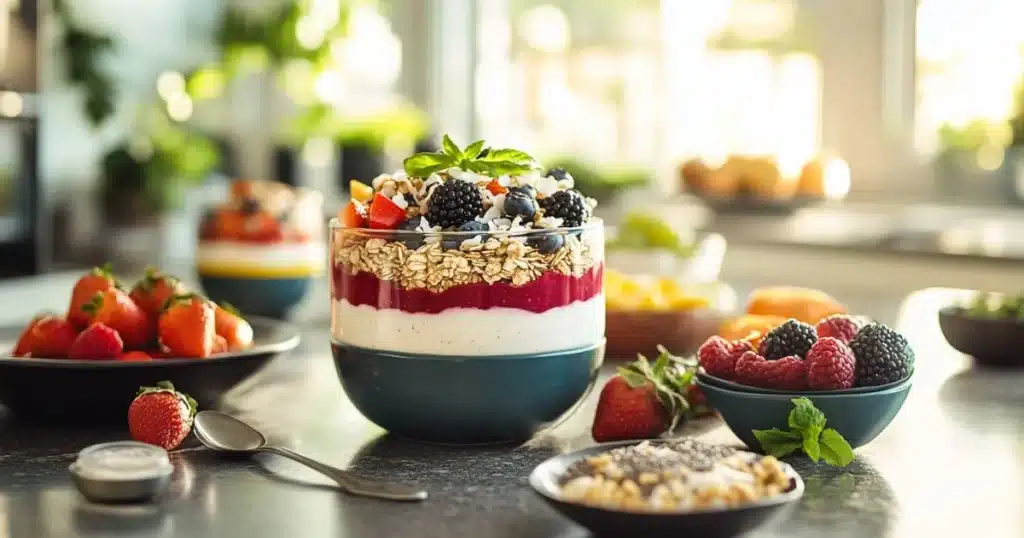 vegan breakfast ideas Coconut Yogurt Parfait
