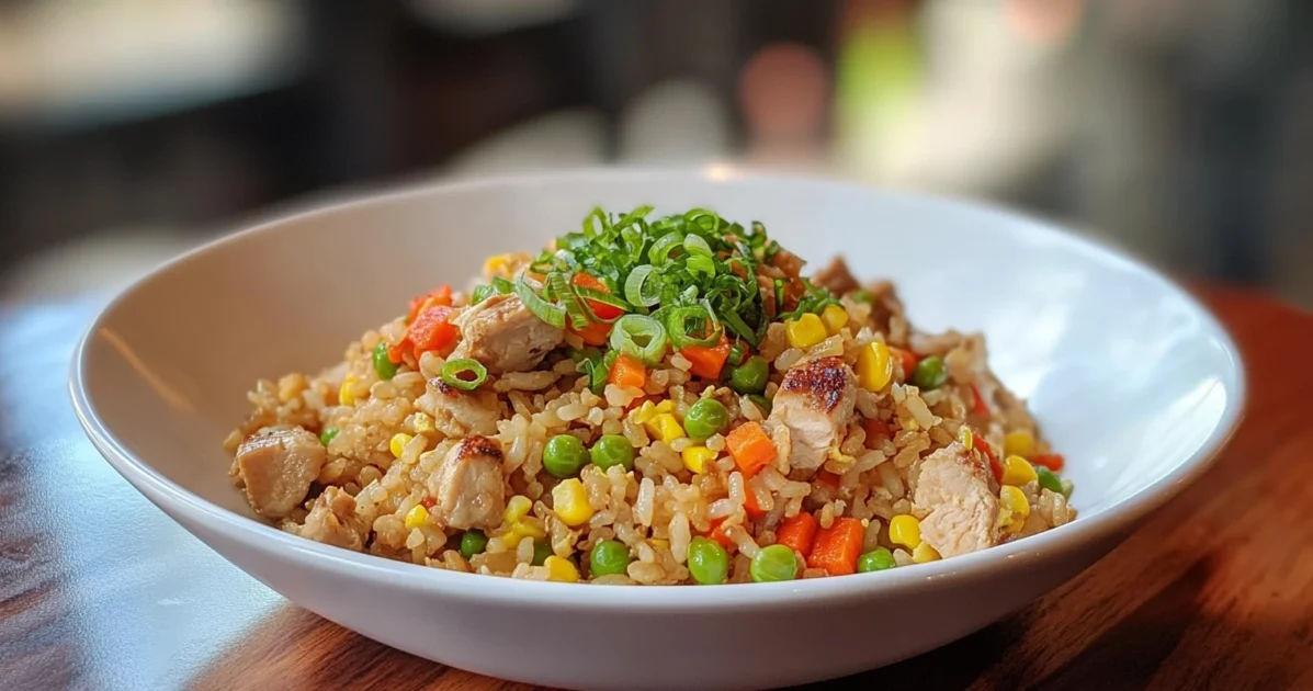 Blackstone Fried Rice Recipe header
