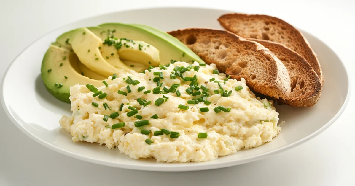 Scrambled Eggs with Cottage Cheese header