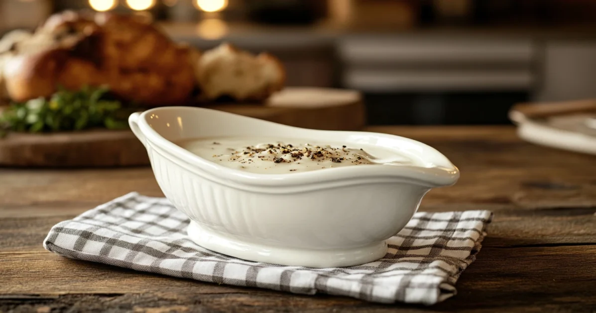 White Gravy Recipe Header