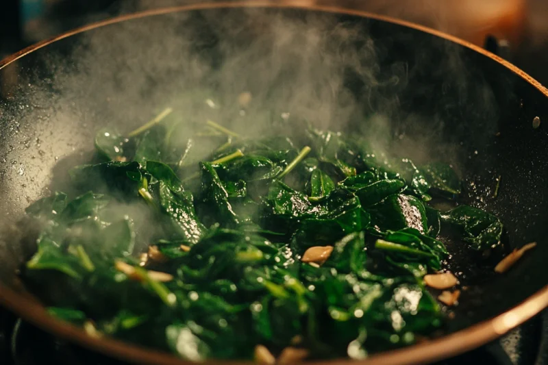 spinach and egg recipes cooking spinach