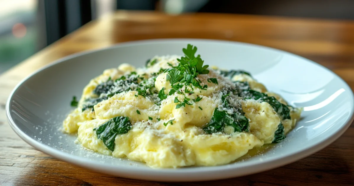 spinach and egg recipes variation Creamy
