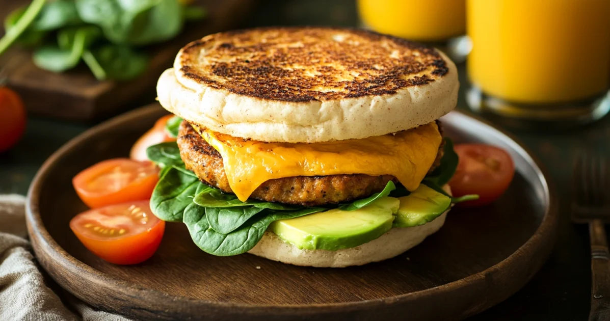 vegan breakfast sandwich featured